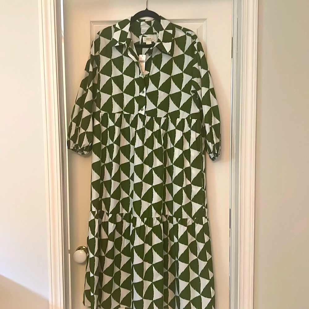 Maeve by Anthropologie Bettina Tiered Dress size Medium